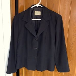 Vintage Ladies Large black Jacket: